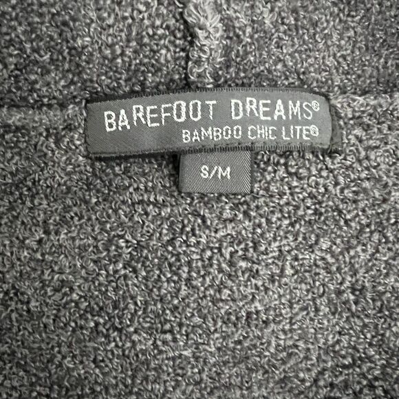 Barefoot Dreams CozyChic Lite Calypso Wrap Size S / M Brown Taupe Drape Front - Picture 8 of 9